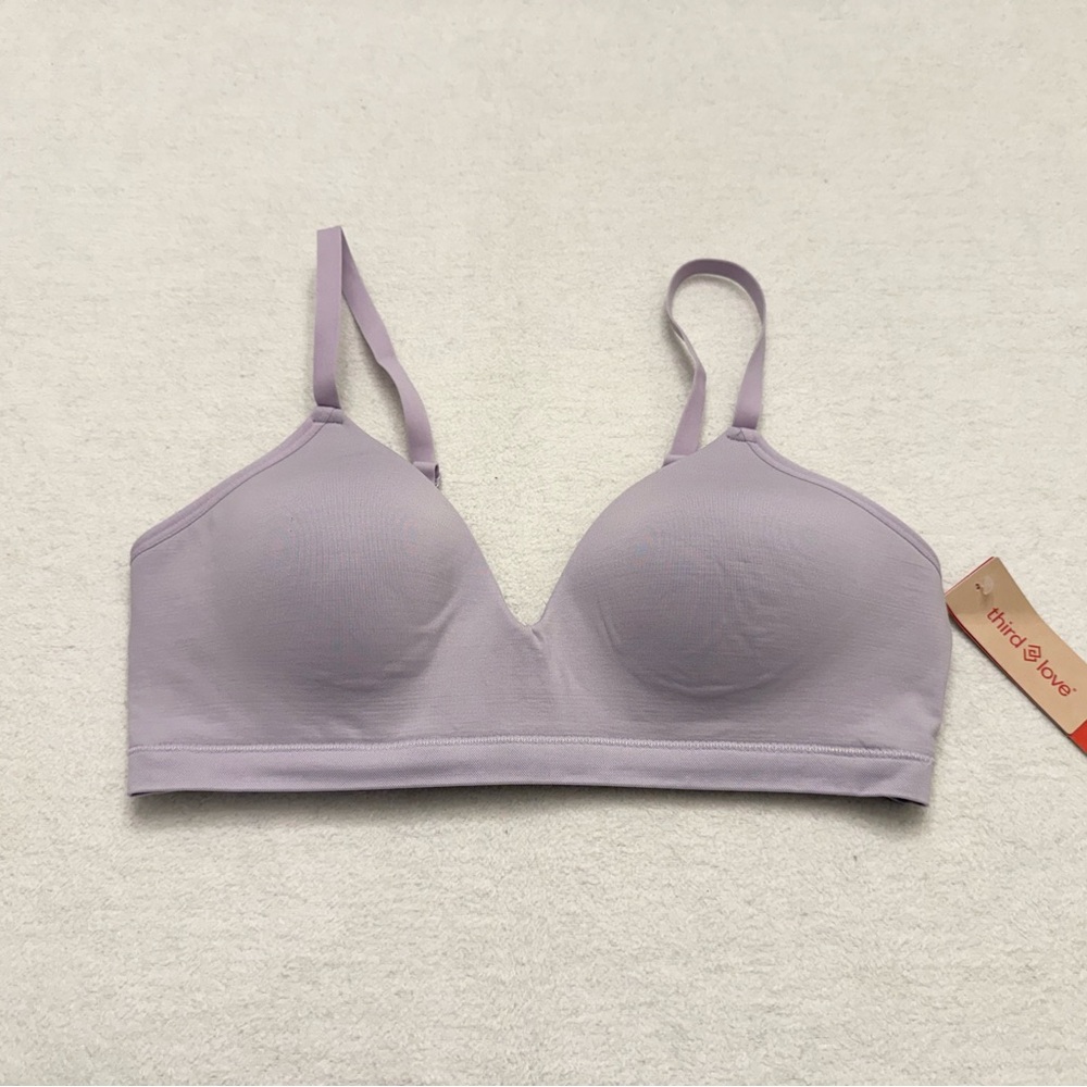 ThirdLove Form 360 Fit Wireless Bra - Lavender Size Large NWT - Picture 4 of 9